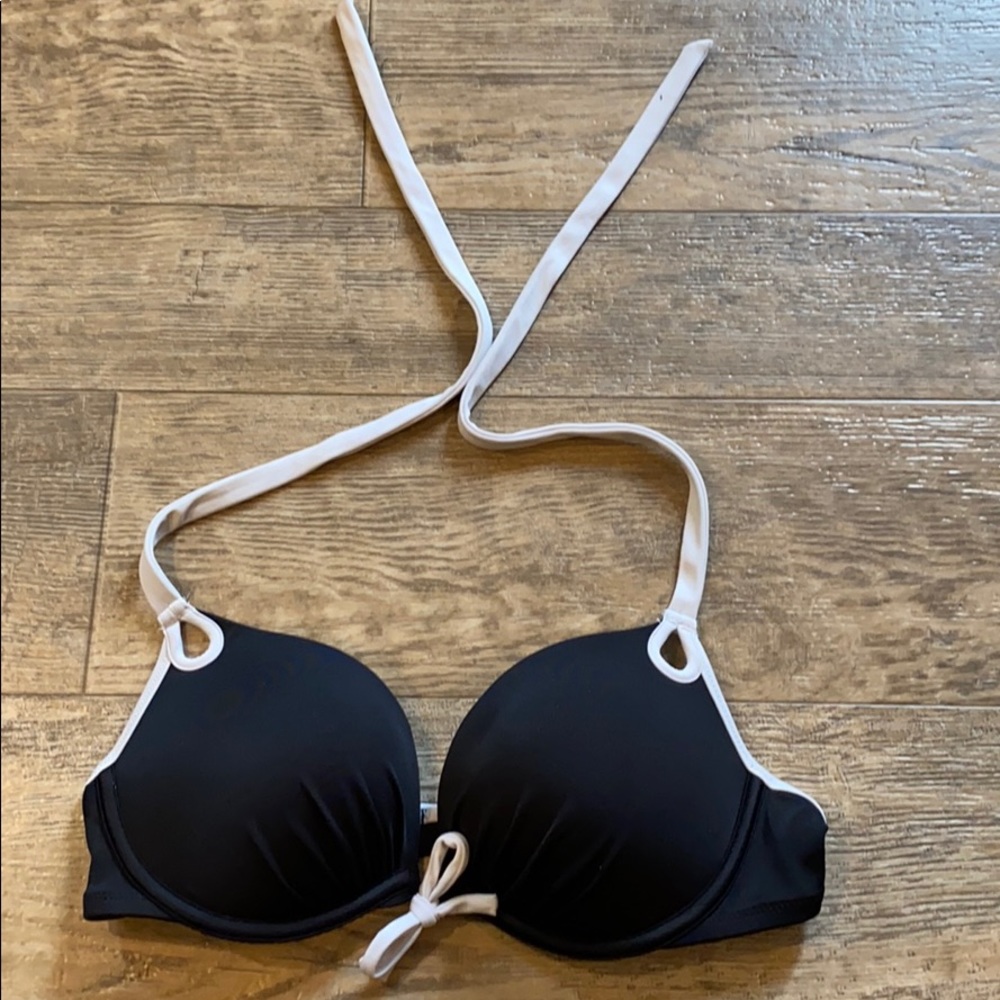 Victoria’s Secret push you halter swim top
